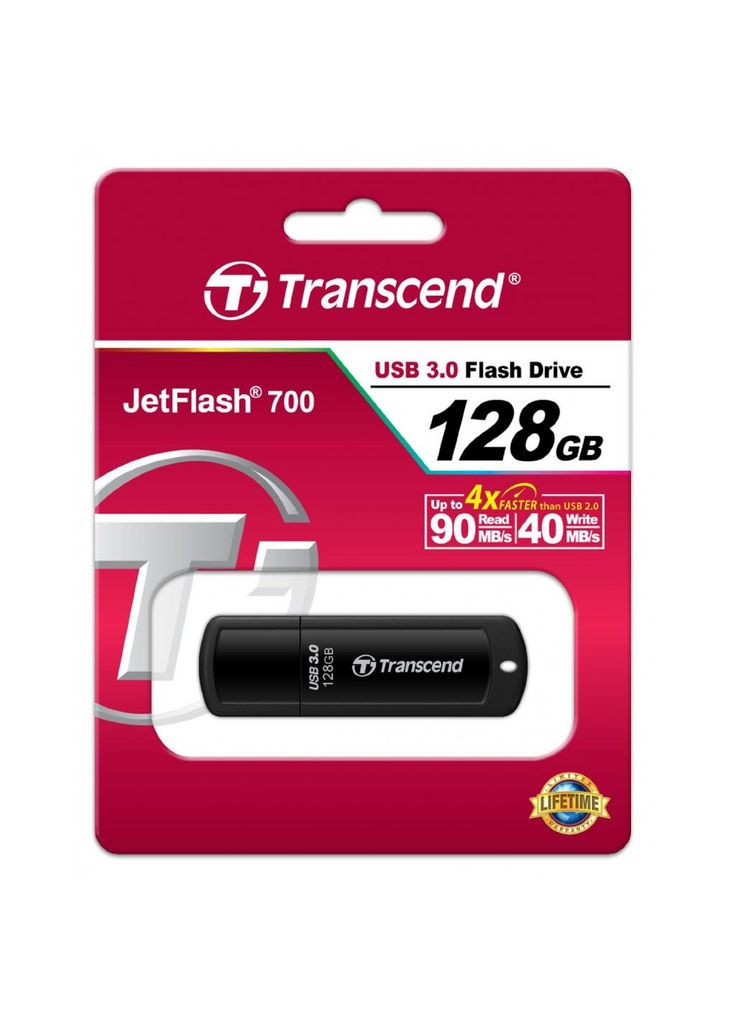 USB флеш накопичувач (TS128GJF700) Transcend 128gb jetflash 700 usb 3.0 (268147260)
