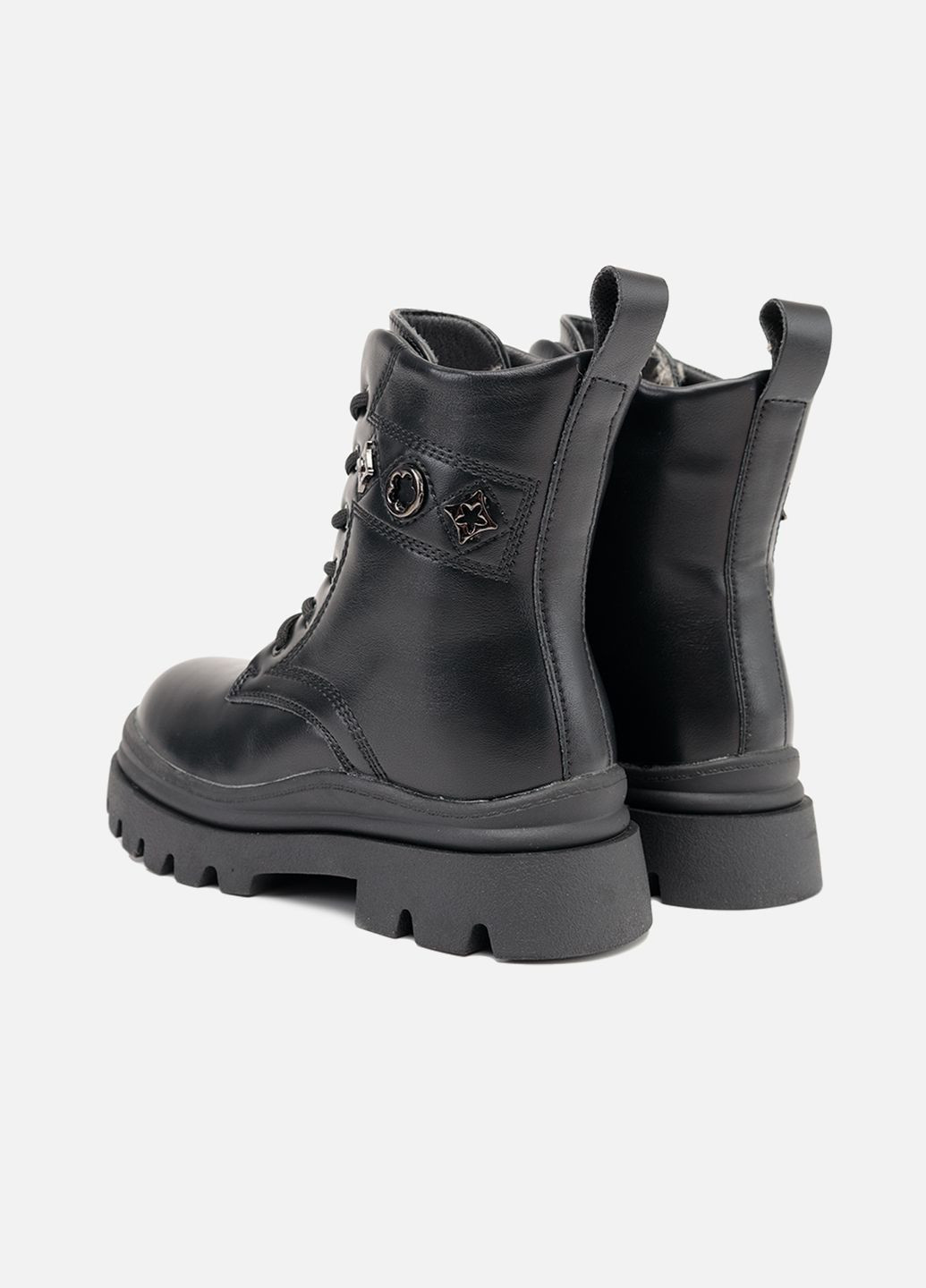 Черные зимние ботинки для девочки цвет черный цб-00258975 Buddy Sheep