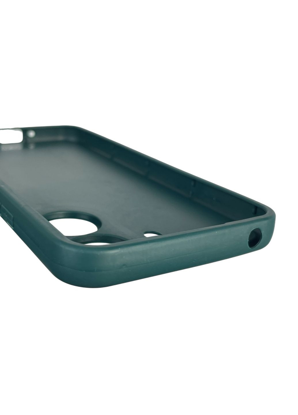 Чехол силиконовый Soft Touch с 3D принтом Майнкрафт для Poco C65 темно-зеленый (Полная защита камеры) Xiaomi (373425101)