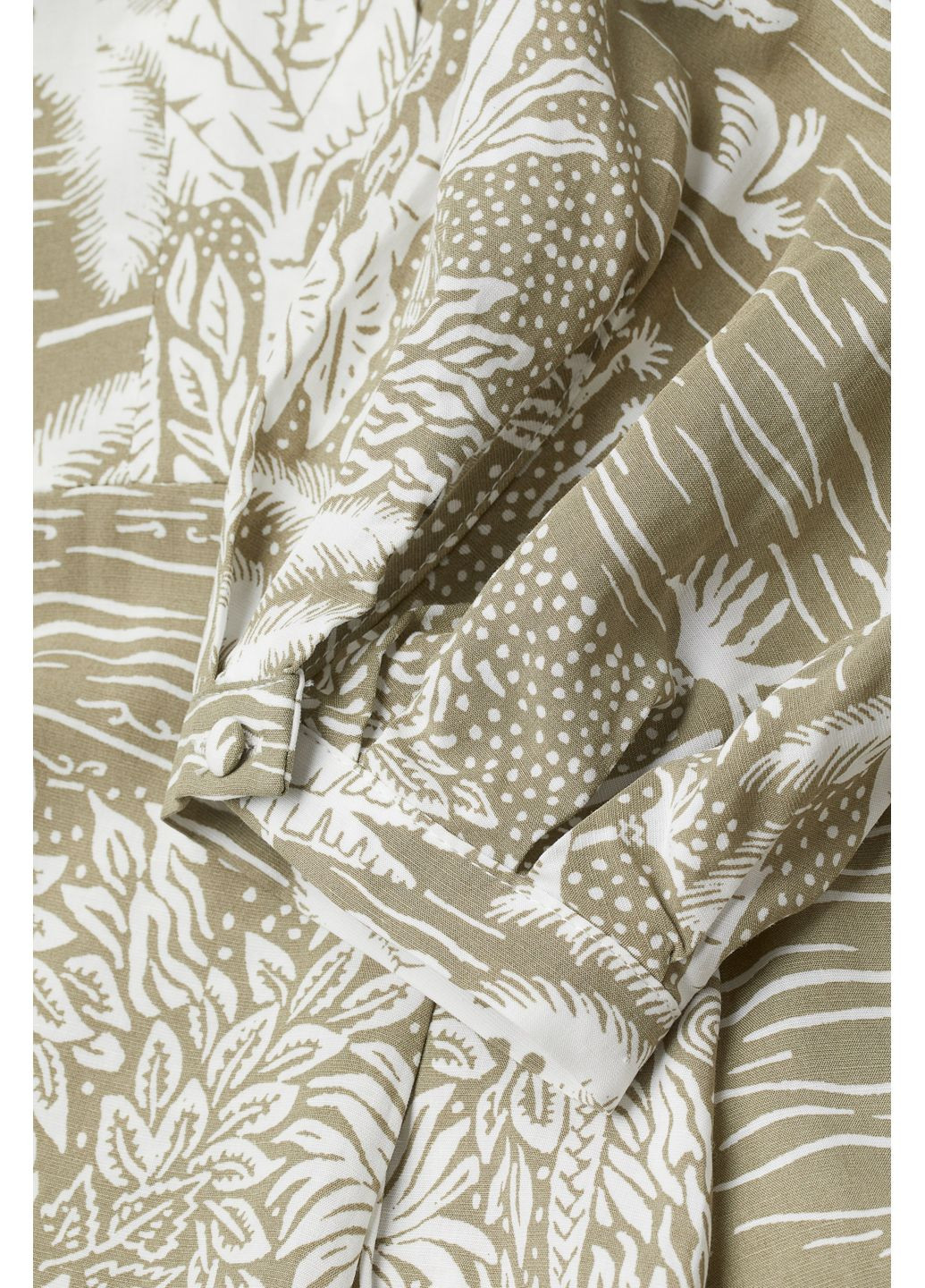 Фісташкова сукня H&M з квітковим принтом