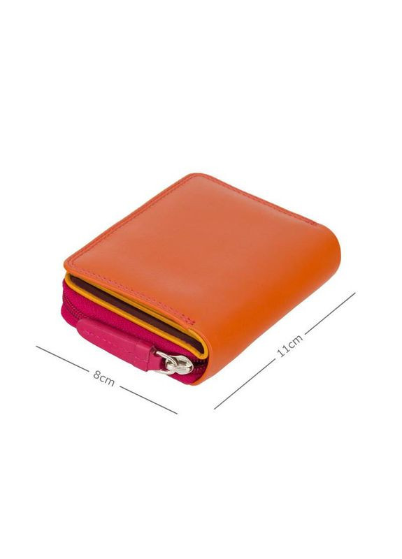 Кошелек женский кожаный Hawaii с RFID Orange Multi (RB53 ORG M) Visconti (335405683)