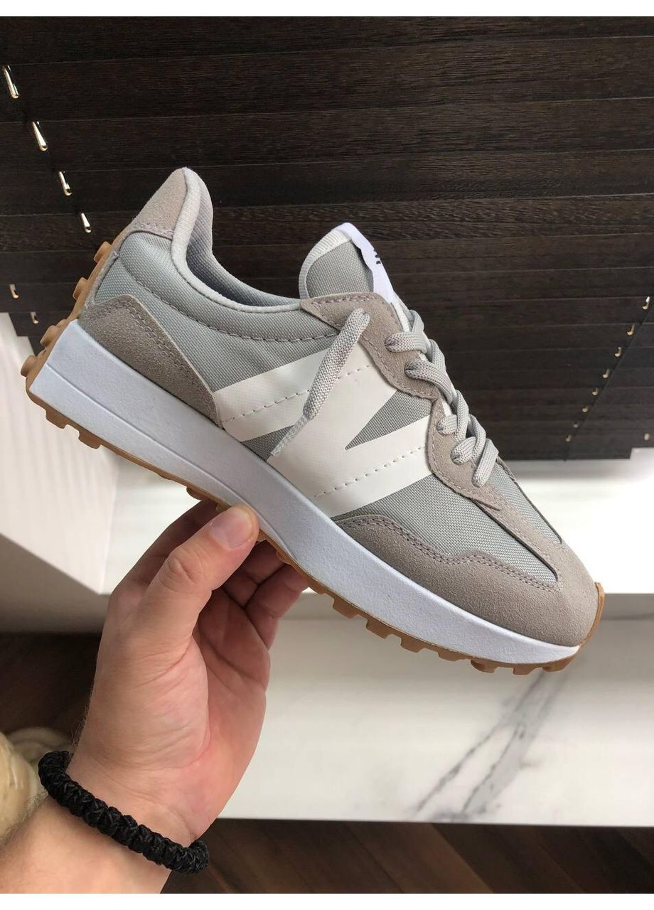 КРОСІВКИ ЖІНОЧІ NEW BALANCE 327 IVORY GREY НЬЮ БЕЛАНС 327 No Brand сірі демісезони (367167030)