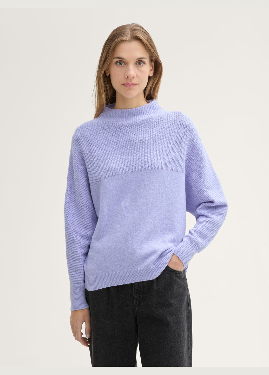 Фиолетовый демисезонный свитер Tom Tailor