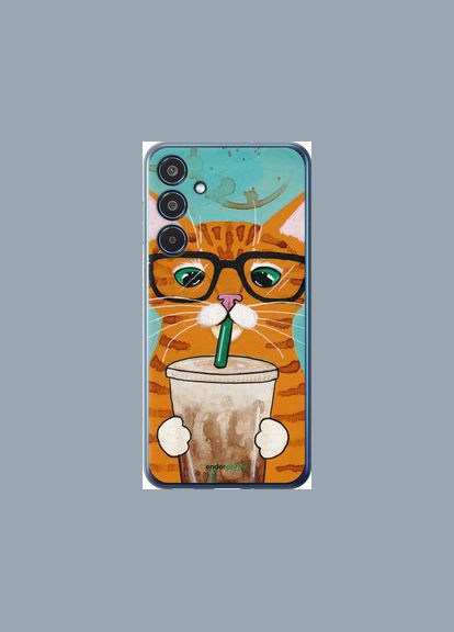 Чехол на Samsung Galaxy M35 5G Зеленоглазый кот в очках "4054u-3738-2448" Endorphone (362605019)