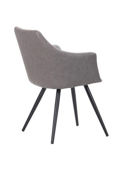 Стілець з підлокітниками Florida чорний/меланж грей/нубук грей (545792) Art Metal Furniture (315144024)