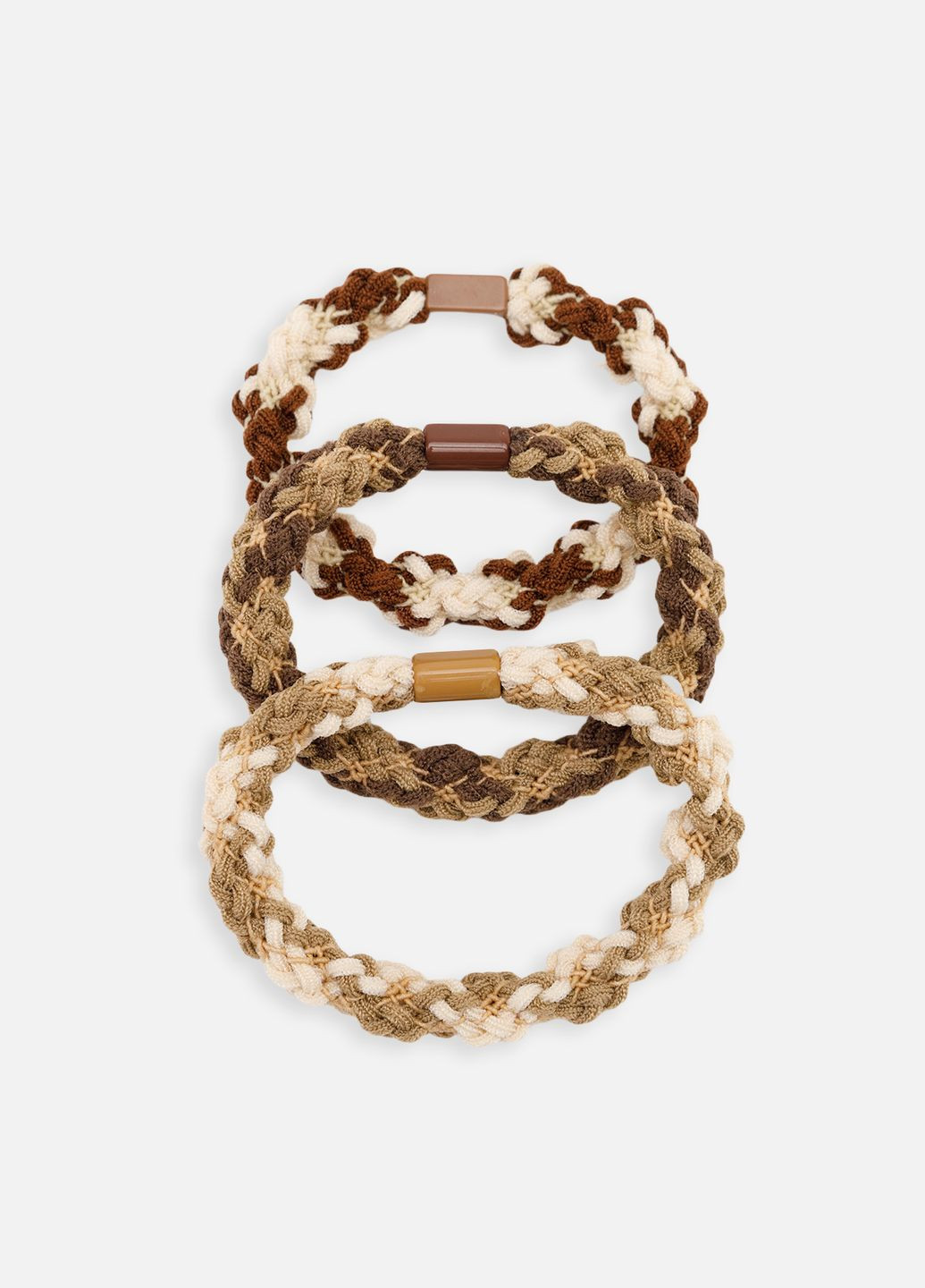 Набор резинок для волос, женские цвет коричневый CB-00267091 Yuki (323142743)