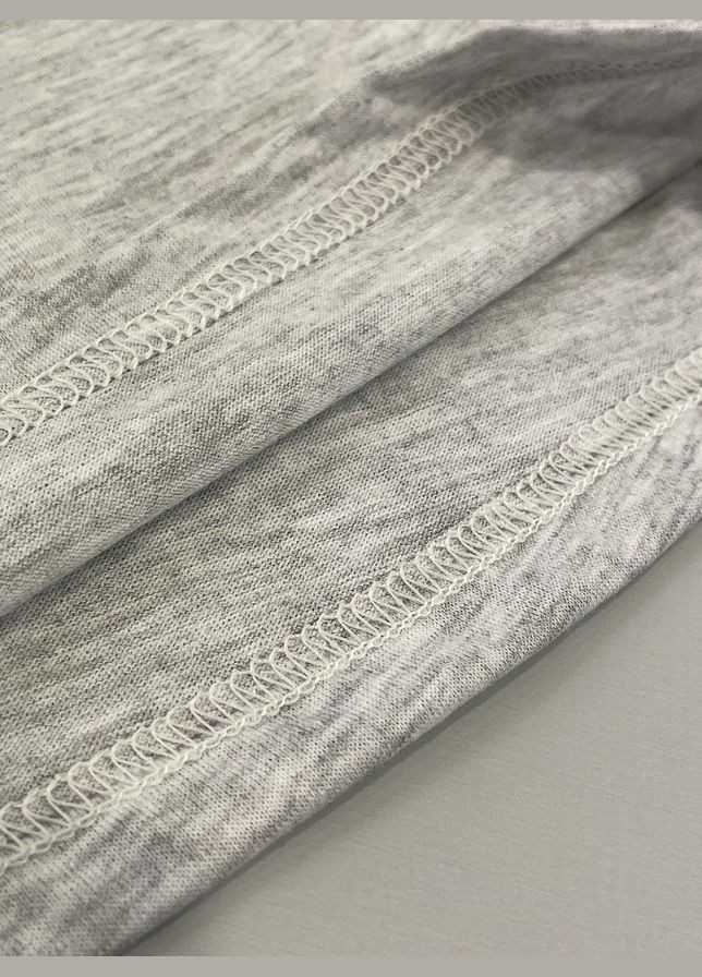 Серая пижама майка и шорты для девочки Flamingo