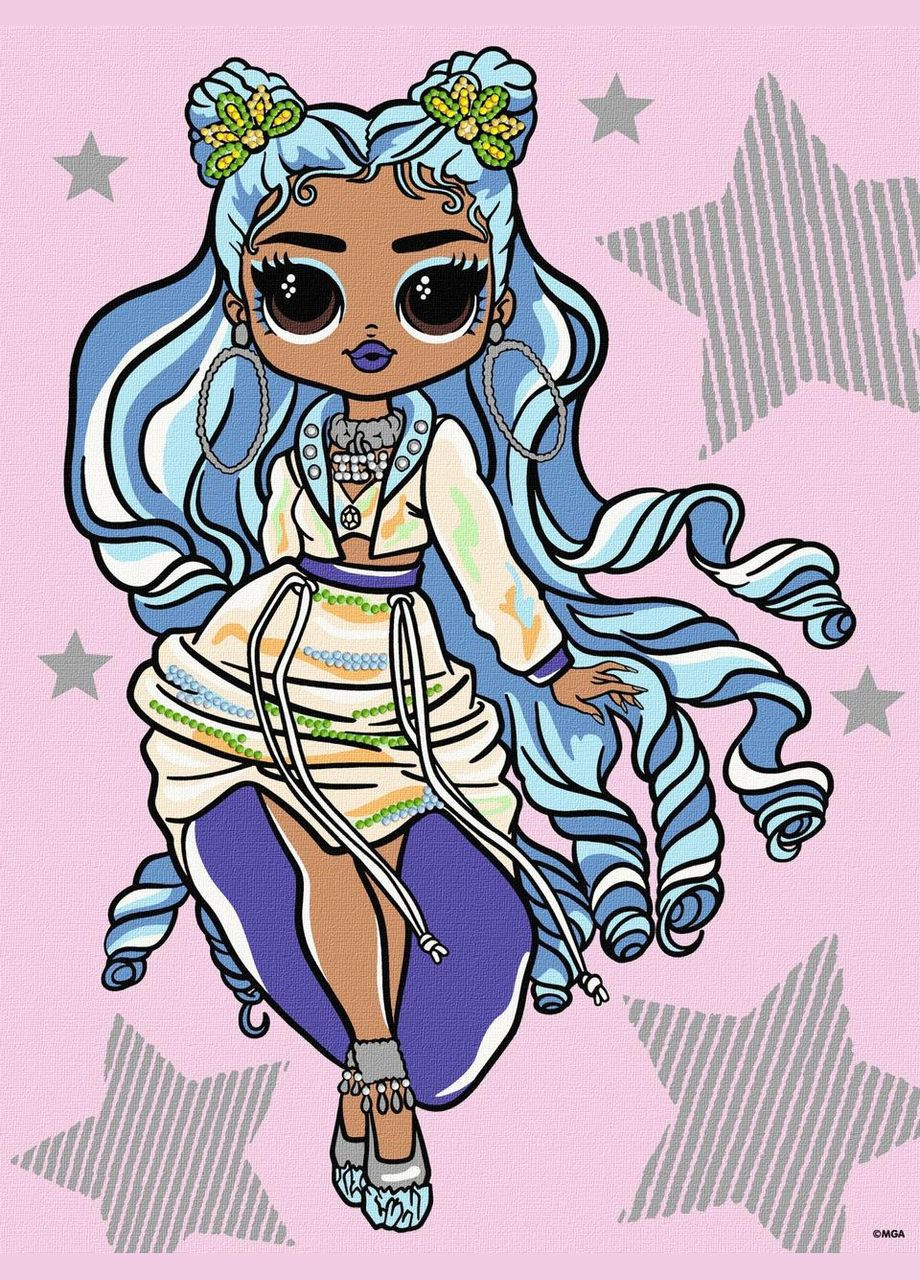 Картина за номерами LOL Surprise OMG Fashion show Missy Frost зі стразами 30 х 40 Ідейка KHO6273 IDEYKA (354828275)
