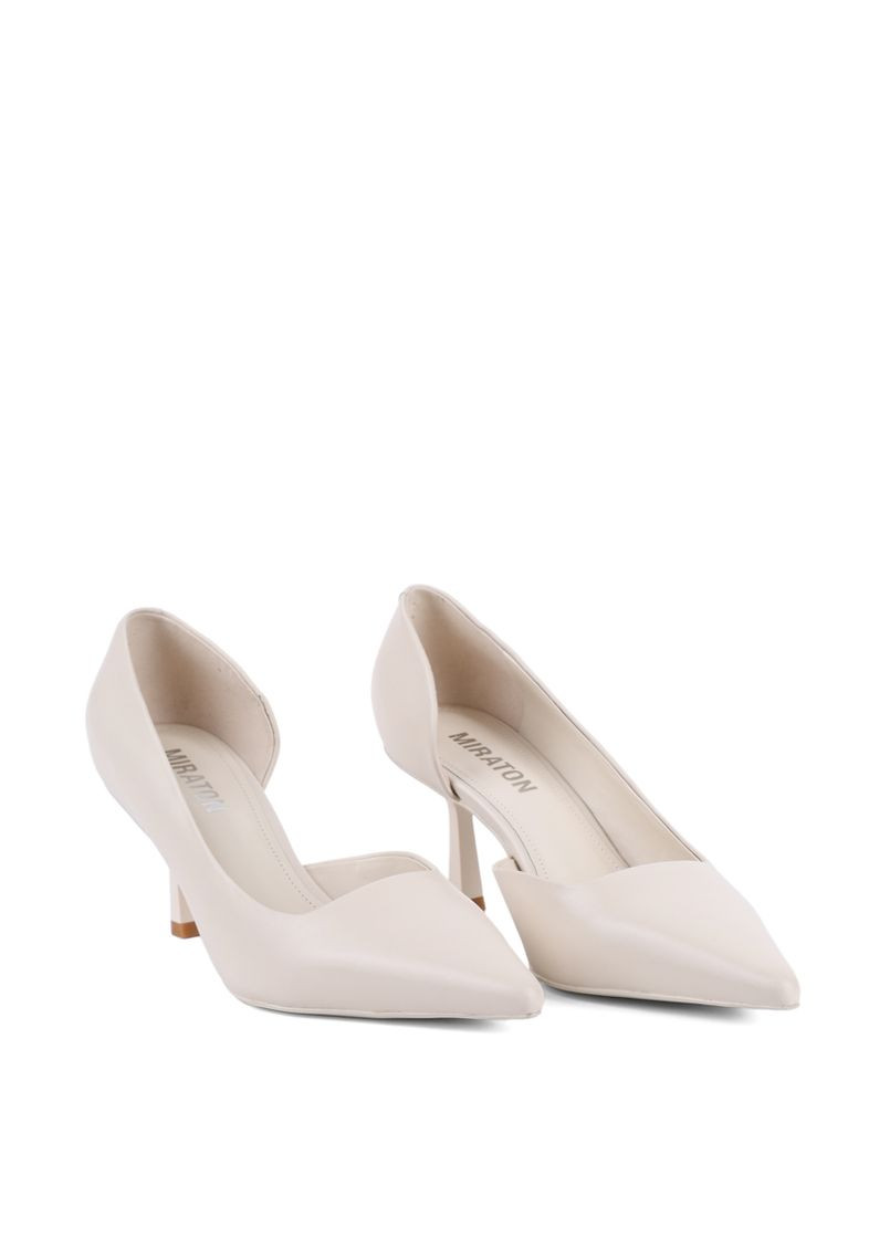 MIRATON Жіночі Туфлі G930-7A Рисовий Шкіра молочний з натуральна шкіра, китай — демісезон (330179690)