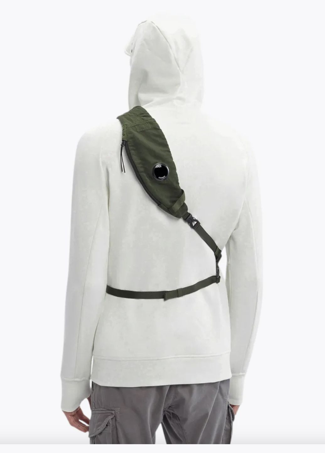 Водонепроницаемая сумка-слинг с линзой в цвете хаки. No Brand Слінг (322768058)