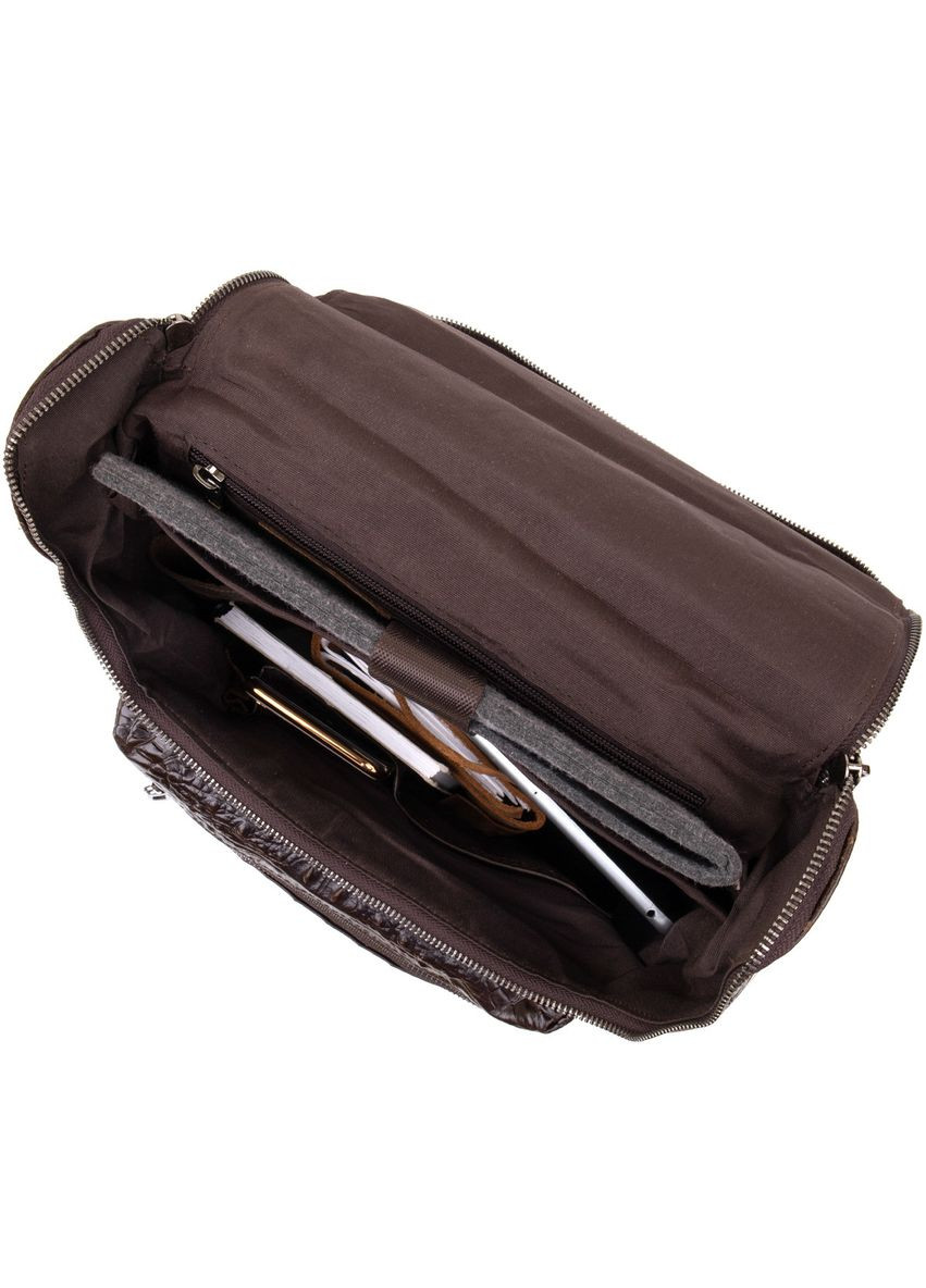 Рюкзак для ноутбука кожаный под рептилию 30х37,5х9 см. 20430 Vintage (362418005)