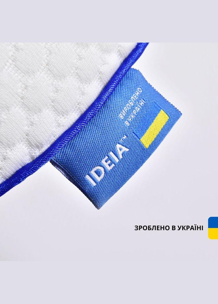 Подушка ортопедическая 58х50х12 см мемори висколистик пена с эффектом памяти с наволочкой на молнии IDEIA (334726817)