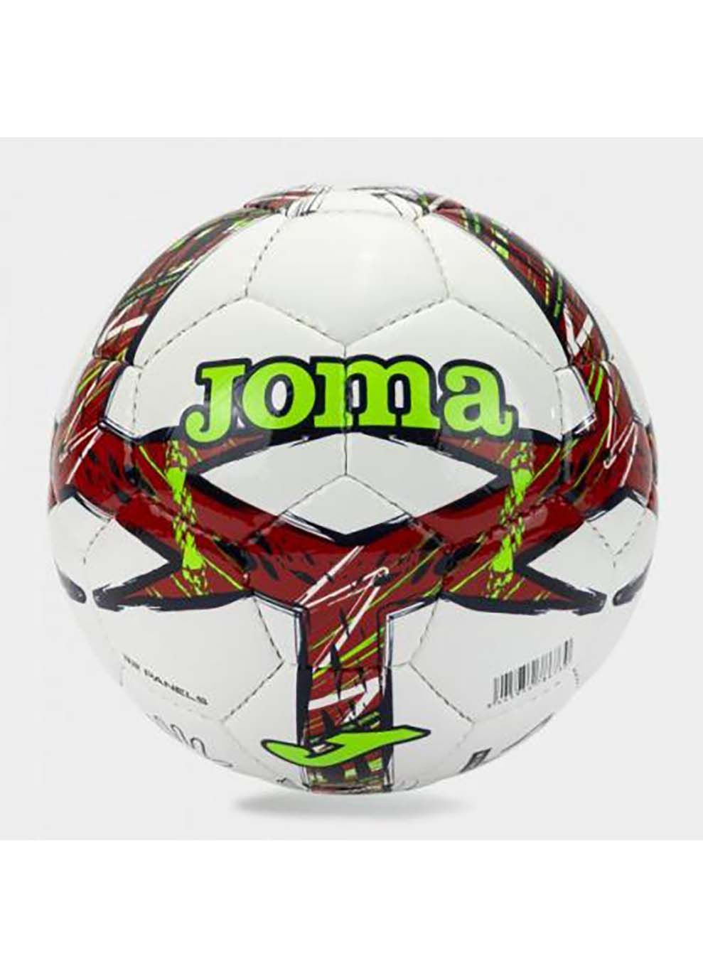 М'яч футбольний DALI III Білий, Червоний, Салатовий 4 Joma (367595387)