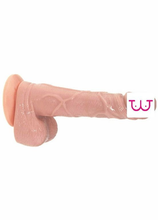 Пініс із яєчними на присоску 17 см Favorite (339864891)