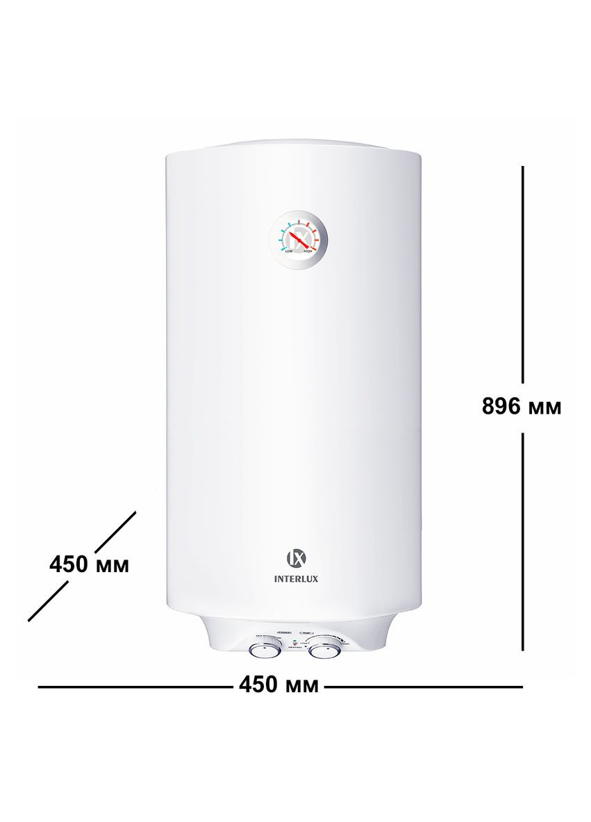 Водонагрівач IRWW-100MS (мокрий тен, 100 л) INTERLUX (362213256)