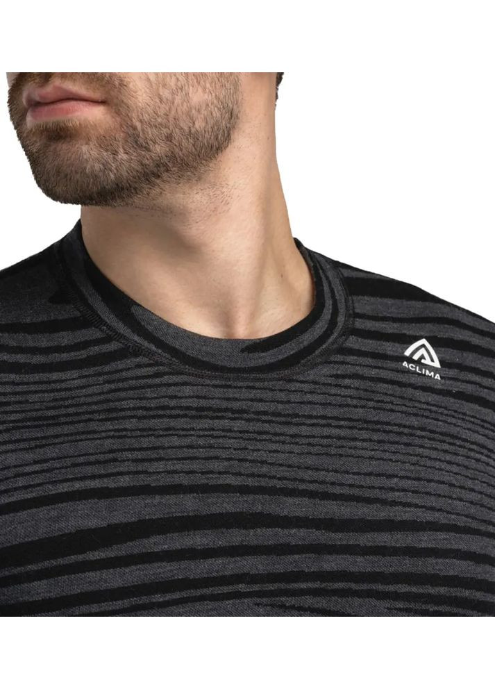 Термокофта Warm Wool 200 Crew Neck ’s Black otion Aclima (366545432)