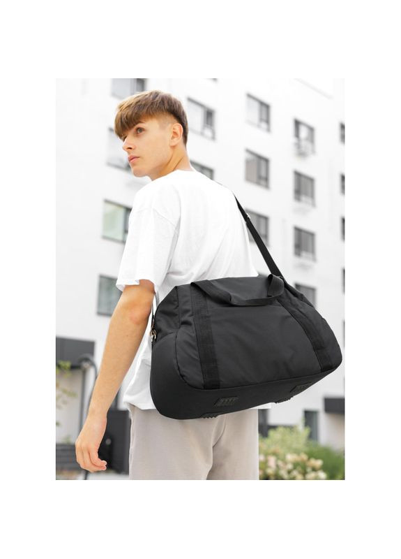 Чоловіча спортивна сумка Vogue LQH чорна тканева Sambag (322870644)