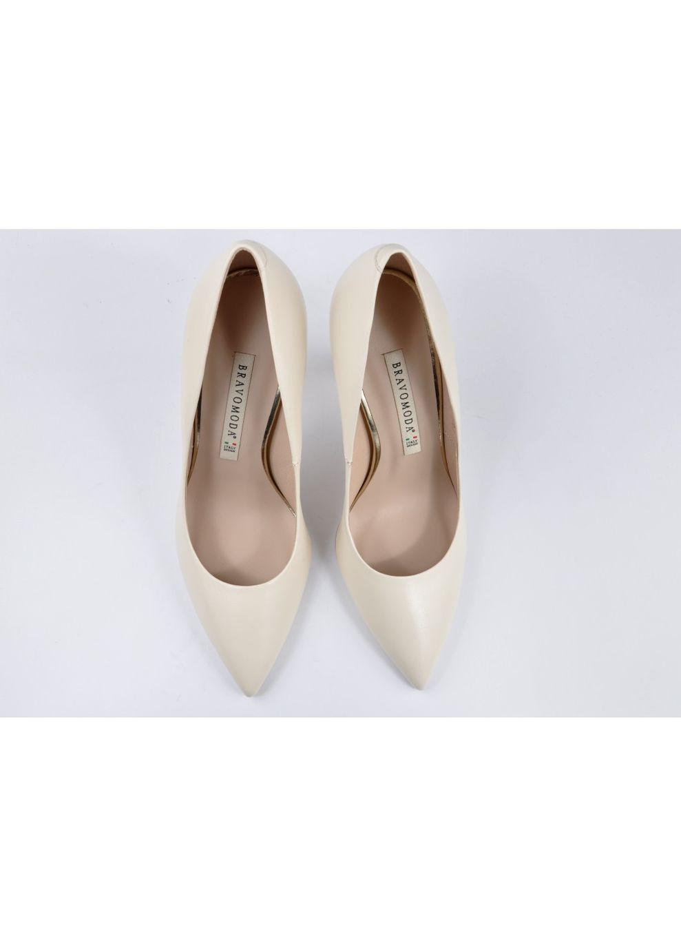 Bravo Moda ТУФЛИ ЛОДЧИКИ 1254/KREM SKORA кремовый з натуральная кожа, польша — лето (295291848)