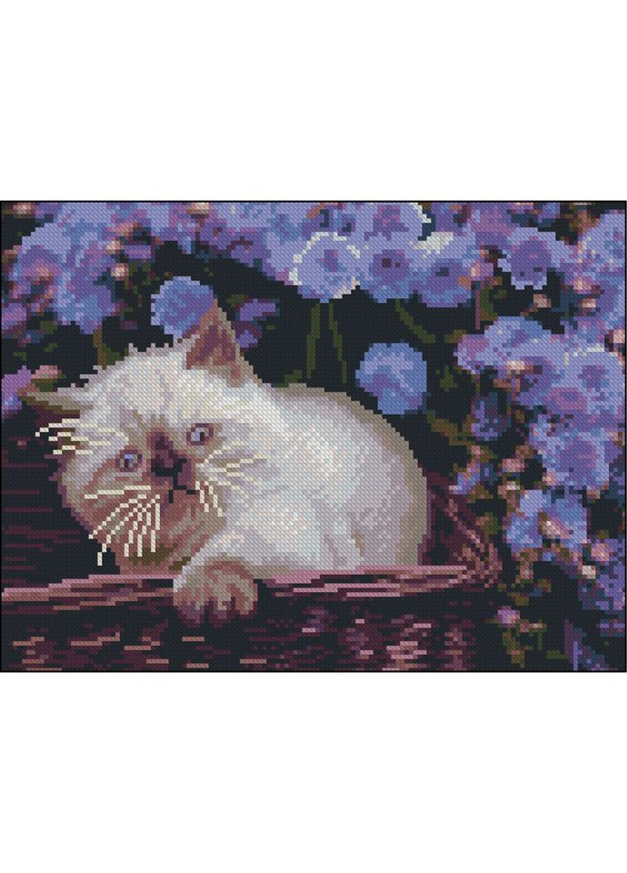 Алмазная мозаика "Котенок" ZAV3040 23 без подрамника Strateg (366237676)