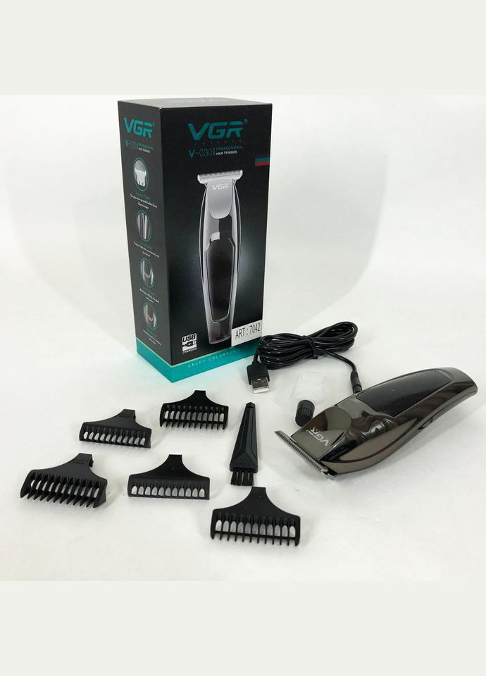 Бездротова машинка Для Стрижки Волосся V-030 Бодігpуммер, підстригальна машинка професійна VGR (364664323)