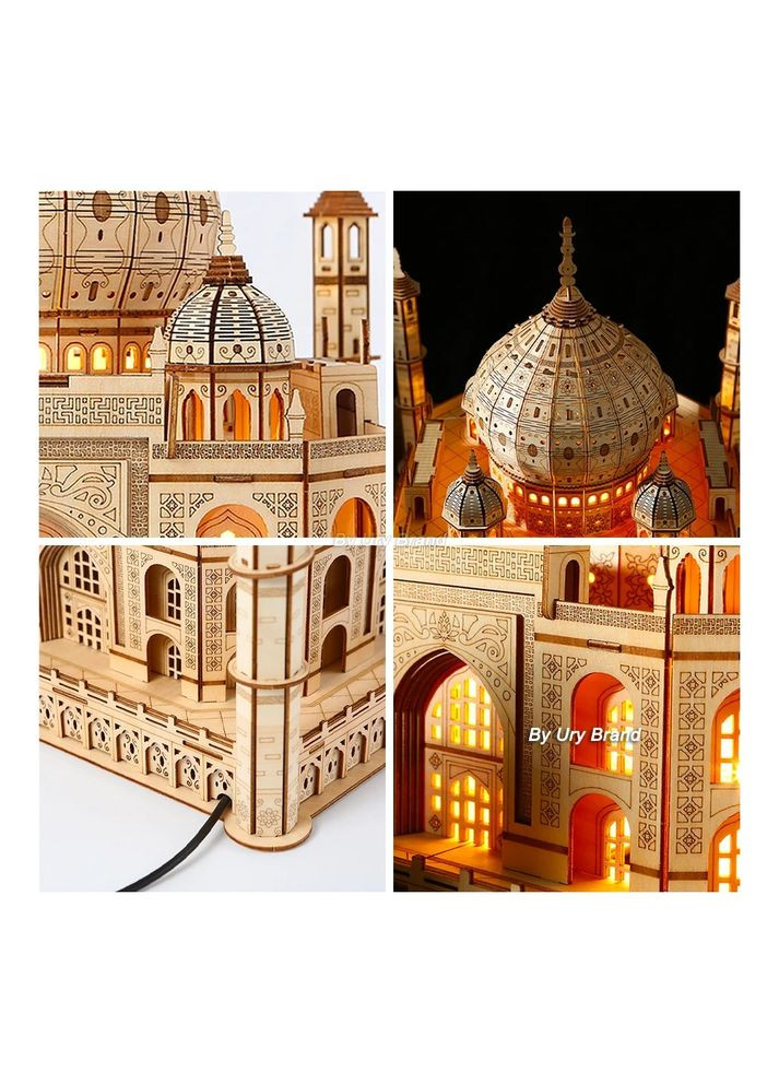 Деревянный пазл 3Д ROBOTIME Mechanical 3D Persial Love Palace Taj Mahal Дворец Тадж Махал LG904 No Brand (362453273)