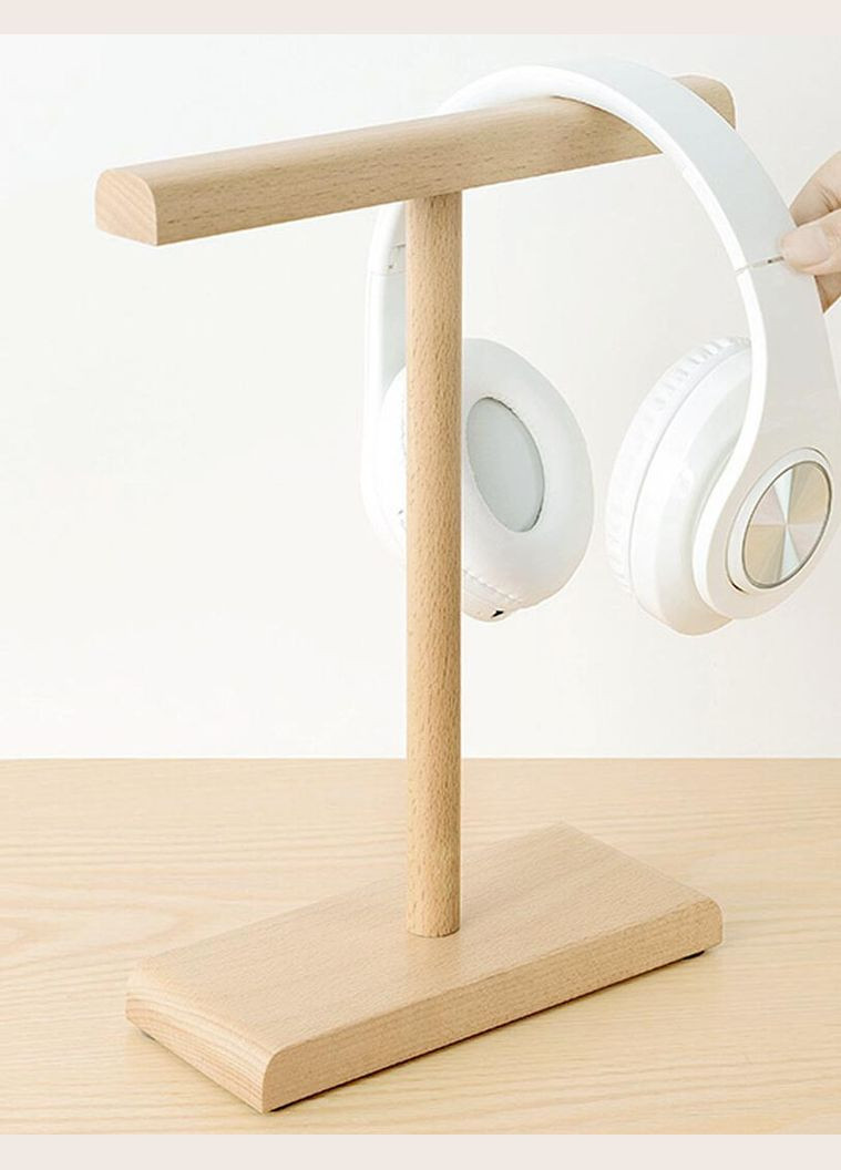 Стійка для навушників з дерева Бенсон бланже (НУП-003401) No Brand (328414289)