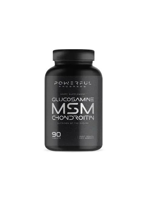 Хондропротектор Glucosamine Chondroitin MSM 90 таб Powerful Progress (351864656)