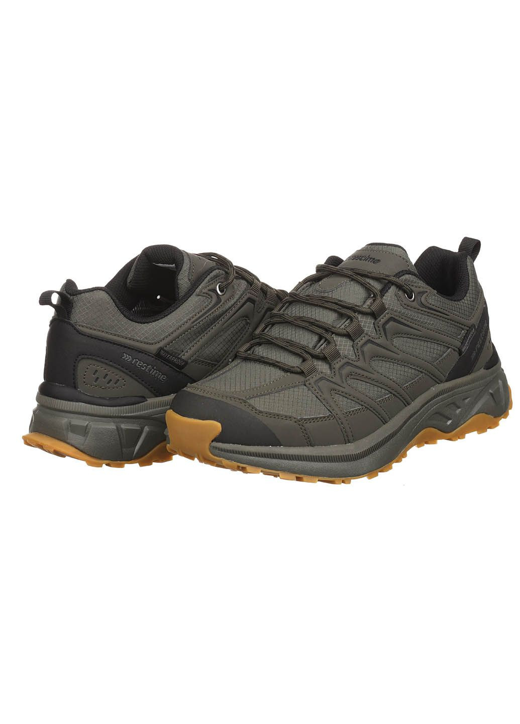 Зелені Зимовий чоловічі кросівки (термо) з текстилю bmo24162 Restime