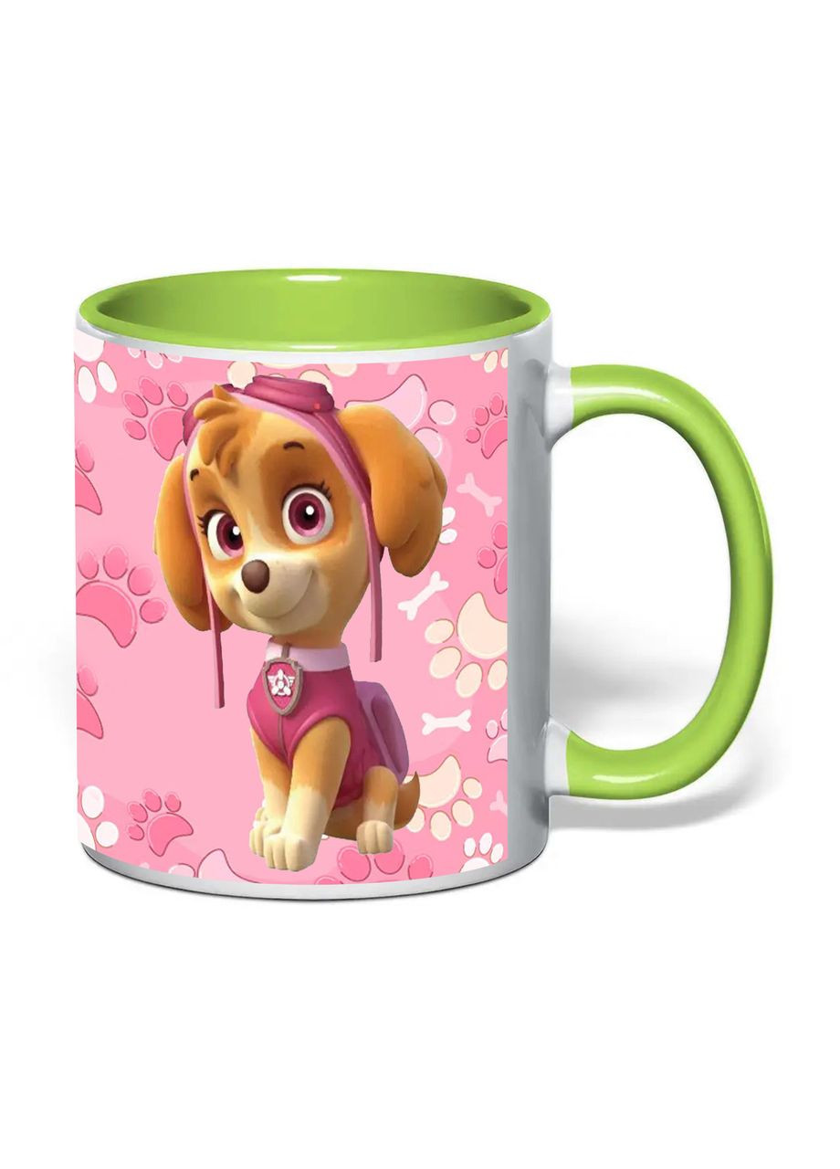 Чашка с печатью "Щенячий патруль. Скай" 330 мл (цвет салатовый) (35453) No Brand (372477364)