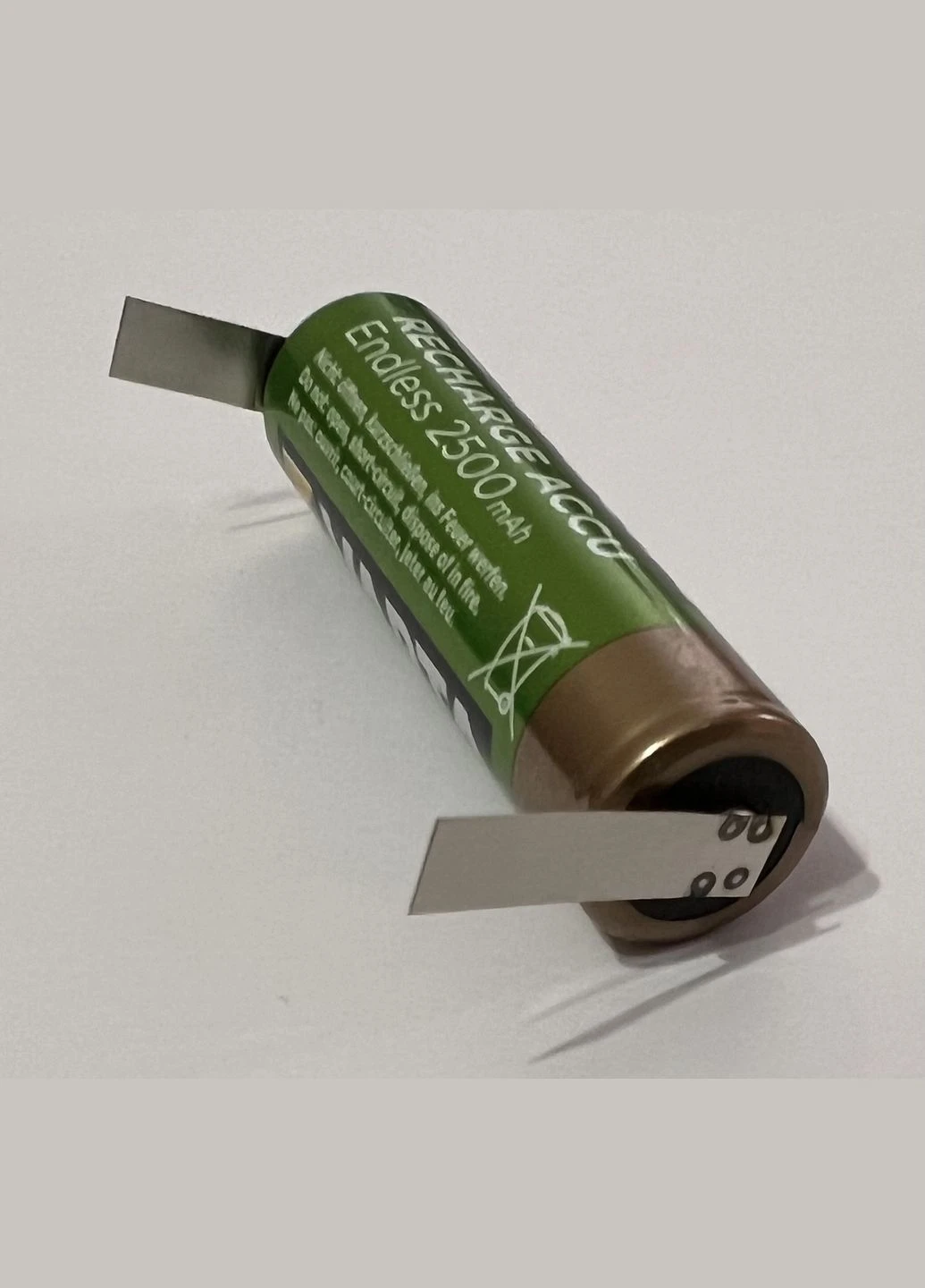 Аккумулятор AA Endless (eneloop) 2500 mah с выводами U-tags Varta (382396937)