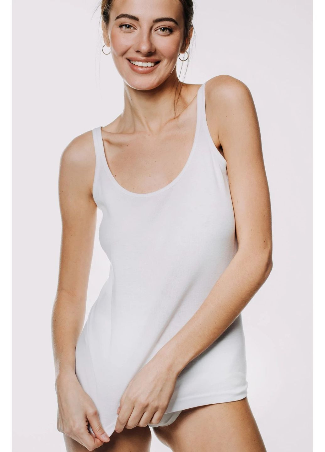 Майка женская на широких бретелях L006t Avero Luna — 351584532