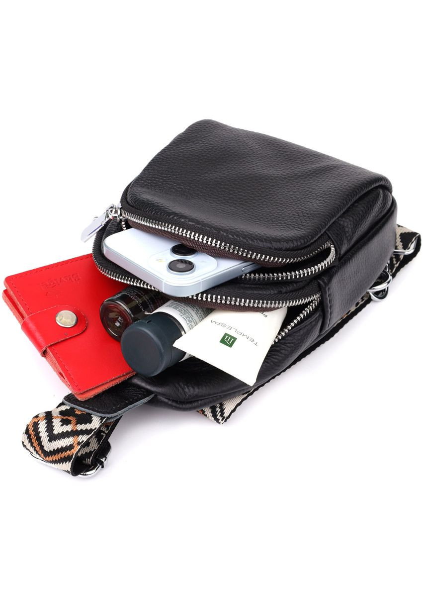 Женская сумка слинг из натуральной кожи 22935 Vintage (350199060)