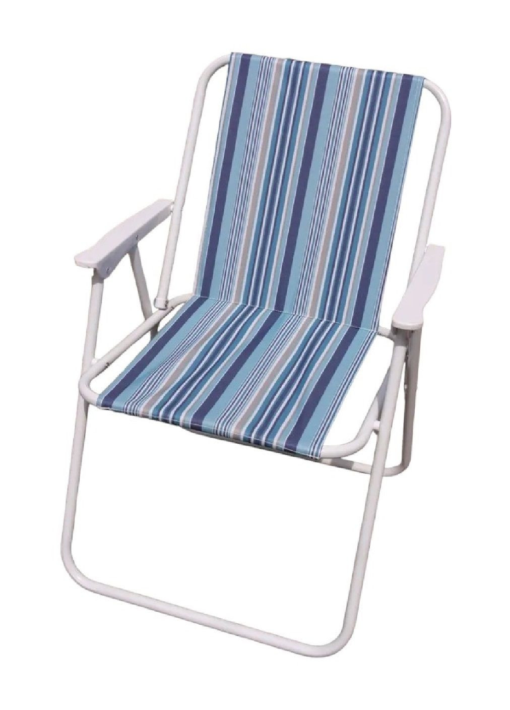 Крісло стілець складаний для походів риболовлі туризму кемпінгу відпочинку на природі 52х48х76 см (476901-Prob) Синьо-блакитне Unbranded (292324320)