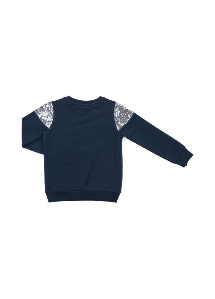 Синий демисезонный набор детской одежды "the star" с пайетками (9679-140g-blue) Breeze