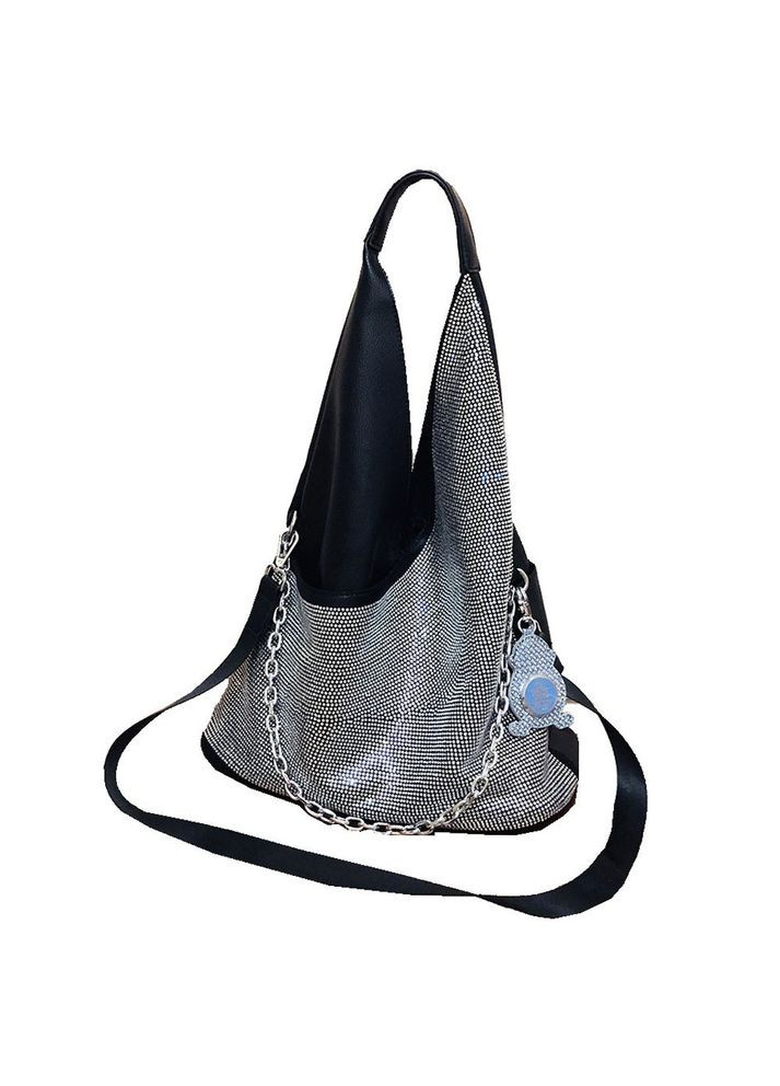 Сучасна містка жіноча сумка Falls Black Italian Bags (298487308)