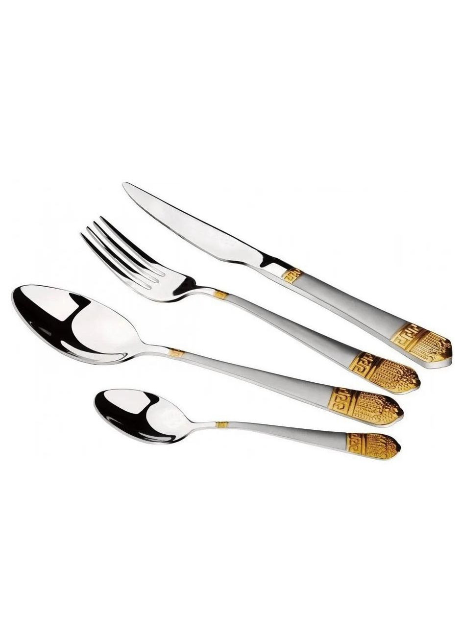 Набір столових приладів HB-72920-GS 72 предмети на 12 осіб у подарунковій упаковці ложки, виделки (вилки), ножі Hoffburg (297332253)