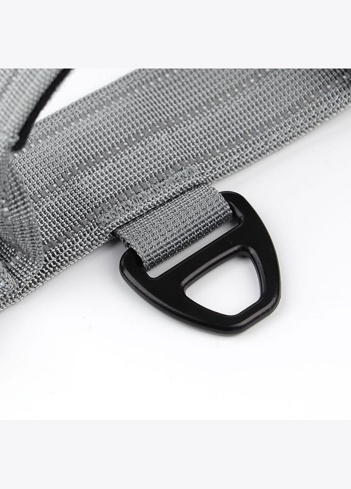 Нашийник для собак, світловідбиваючий для середніх і великих порід, Сірий M (33-42 см) Berry (299915281)