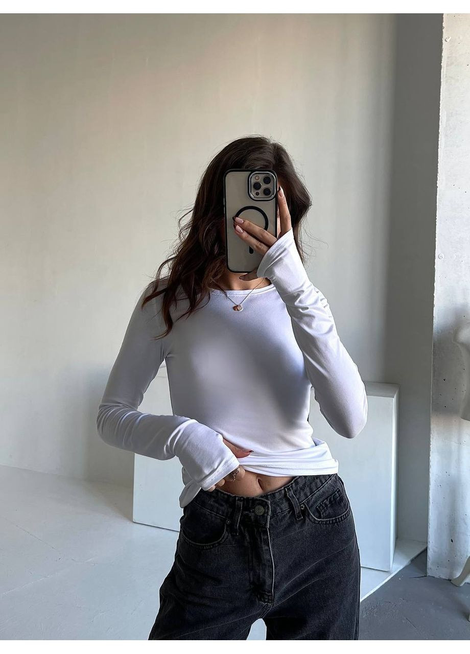 Женский базавый лонгслив FINO Mode (349441937)