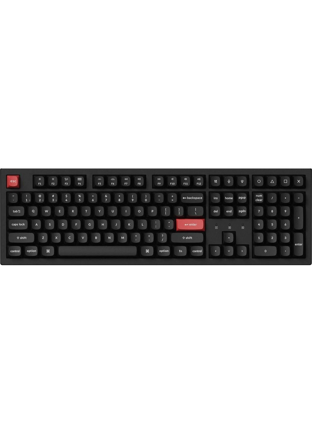 Клавіатура UA Black (K10P-B4-UA) Keychron K10 PRO K pro Banana QMK Wireless/Bluetooth/USB-A (377856558)