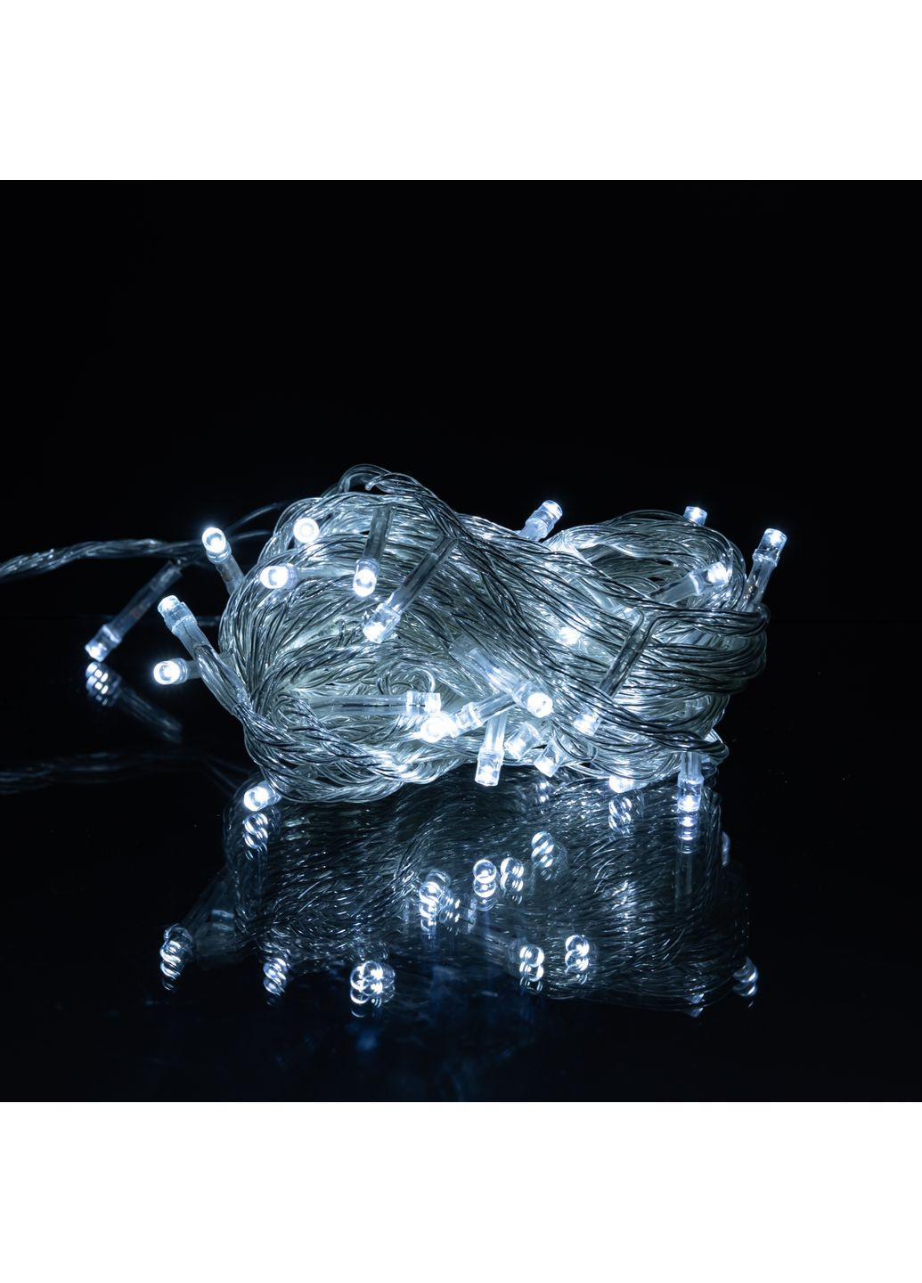 Гирлянда Нить 50 LED 6 м прозрачная, белый GarlandoPro (363967561)