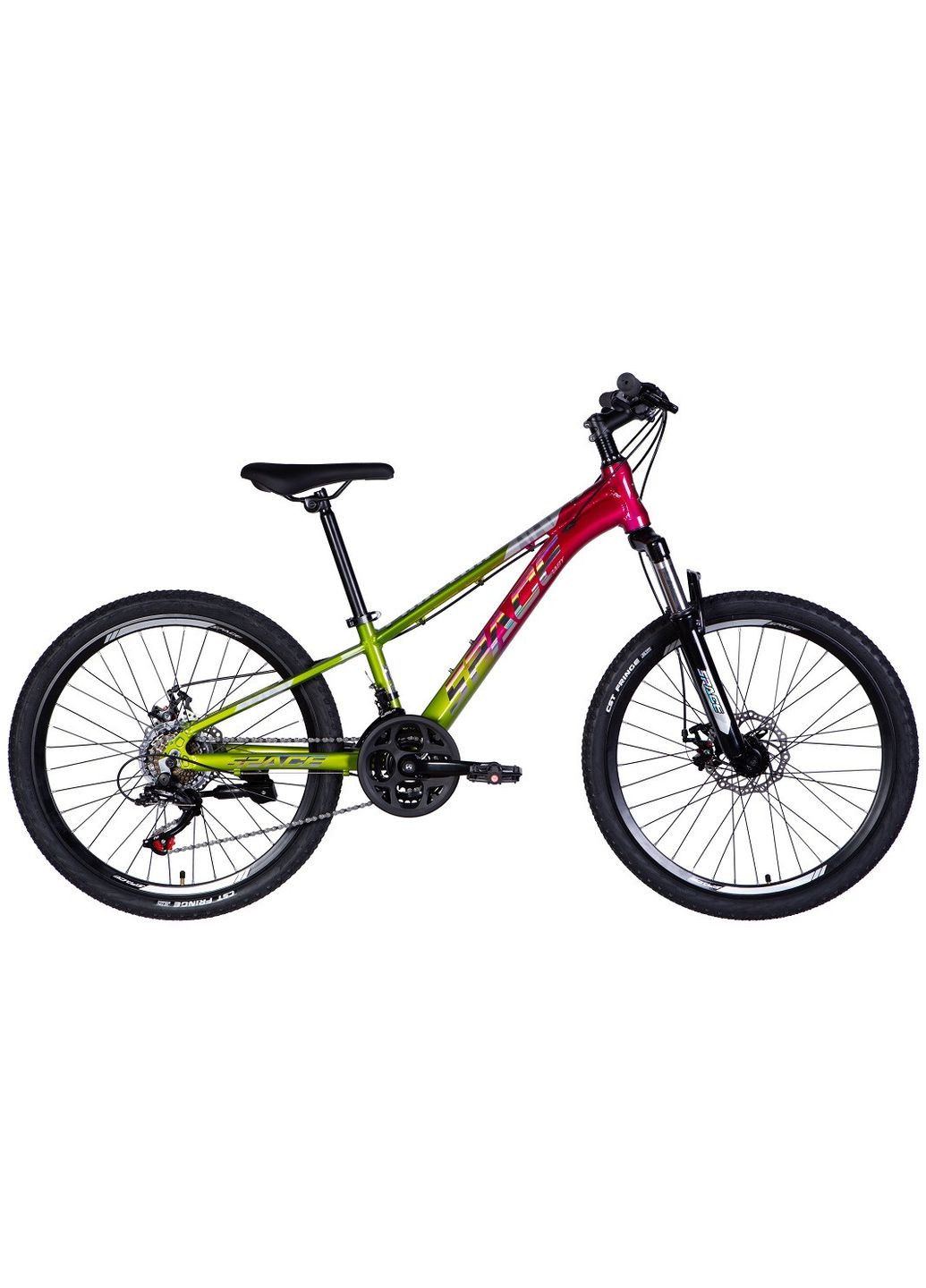 Велосипед AL 24" Phaeton DD FR рама-11" зелений (OPS-SP-24-033) Space (370288655)