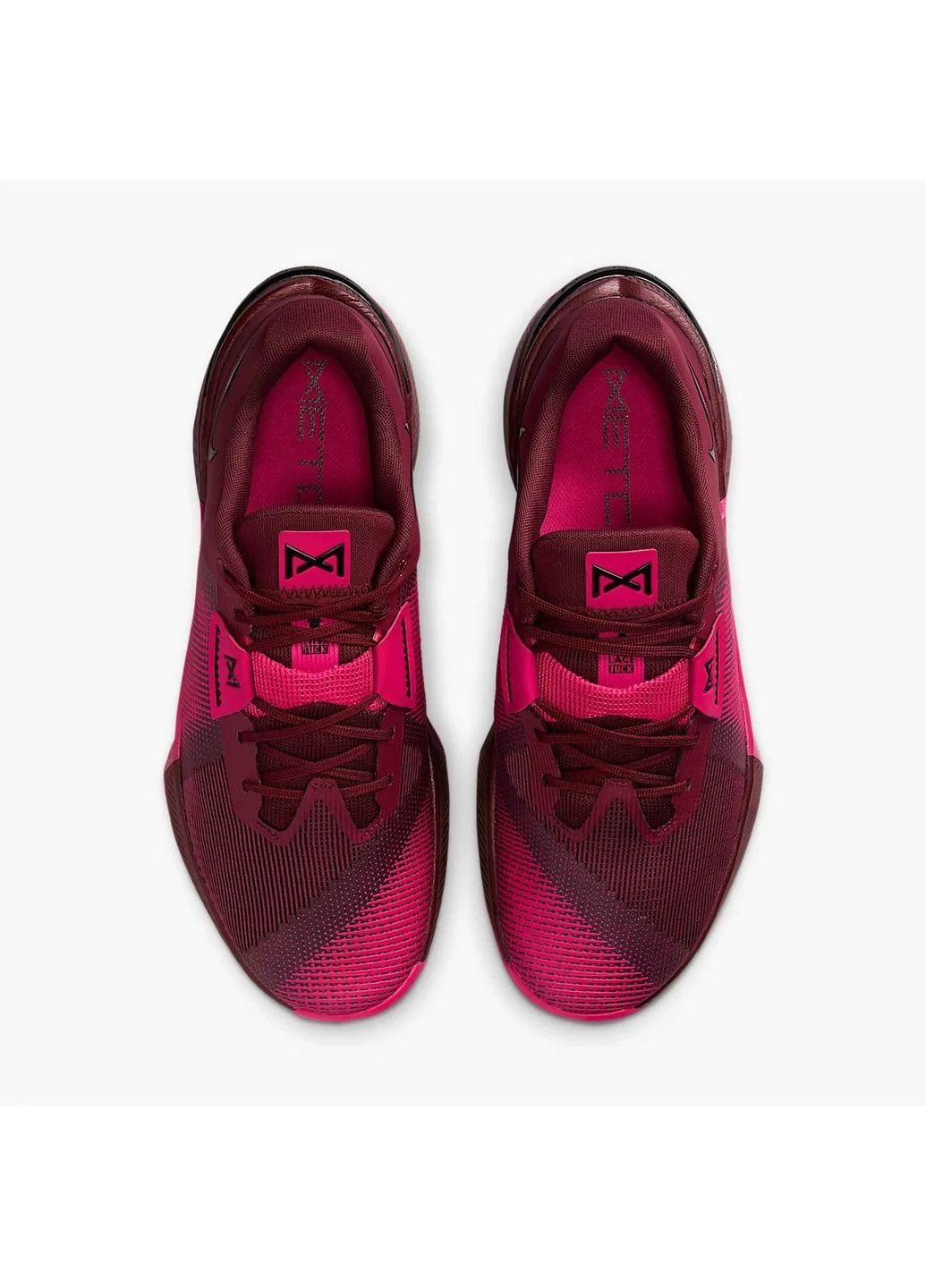 Бордові кросівки чоловічі metcon 10 bordo/pink Nike