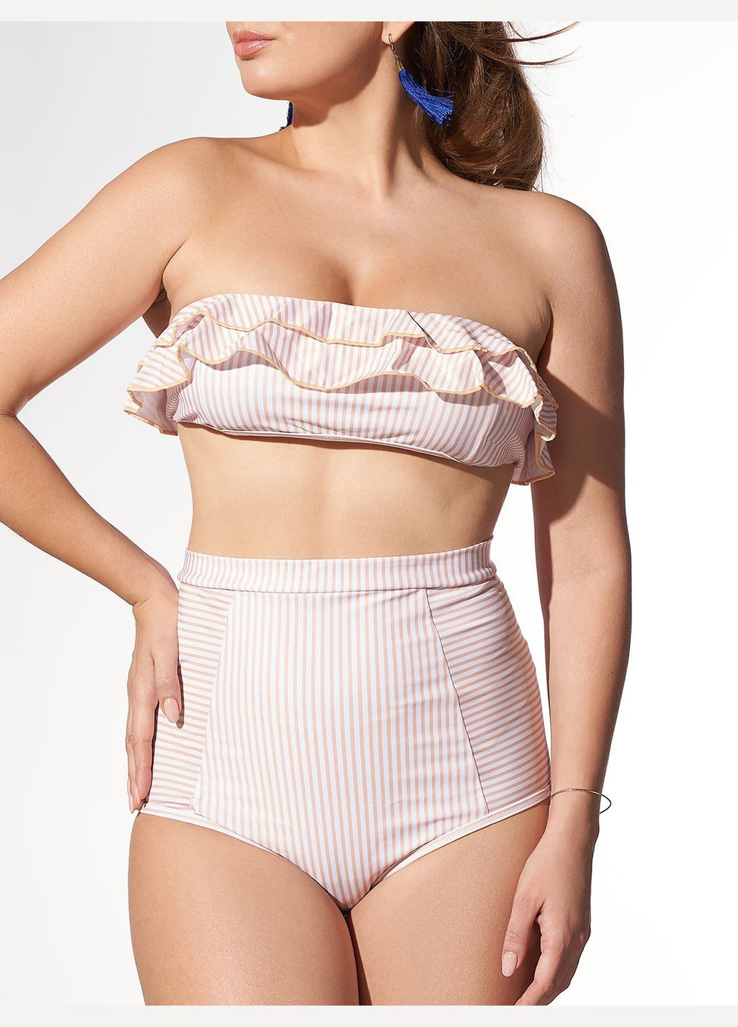 Білий літній купальник No Brand