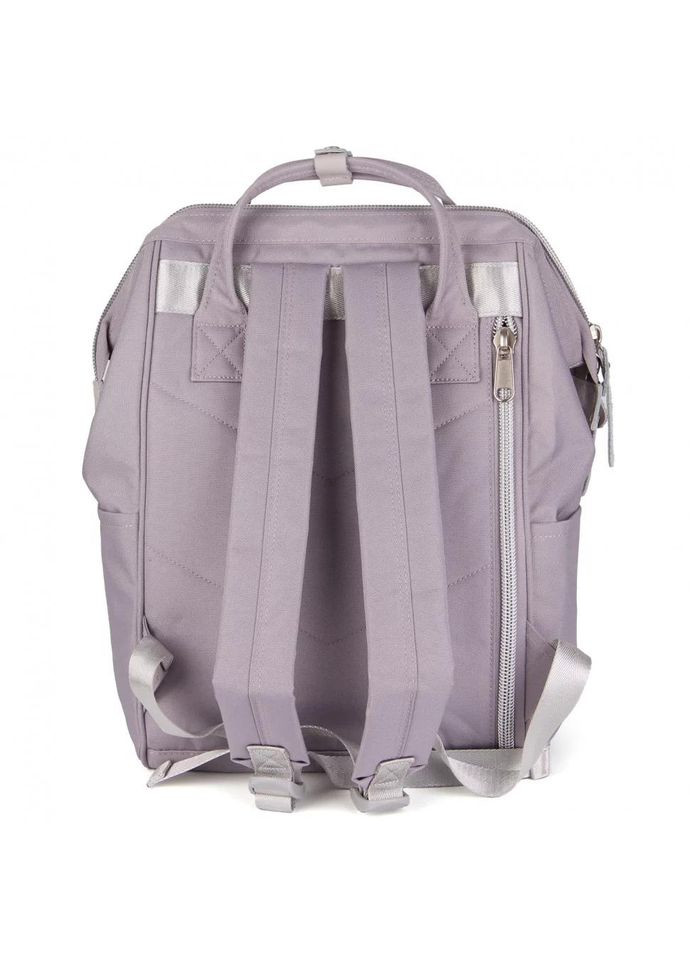 Рюкзак жіночий водостійкий текстиль 17л на 1 відділення розмір 28×40×17 см 1881-39 USB світло-бузковий Himawari (314808829)
