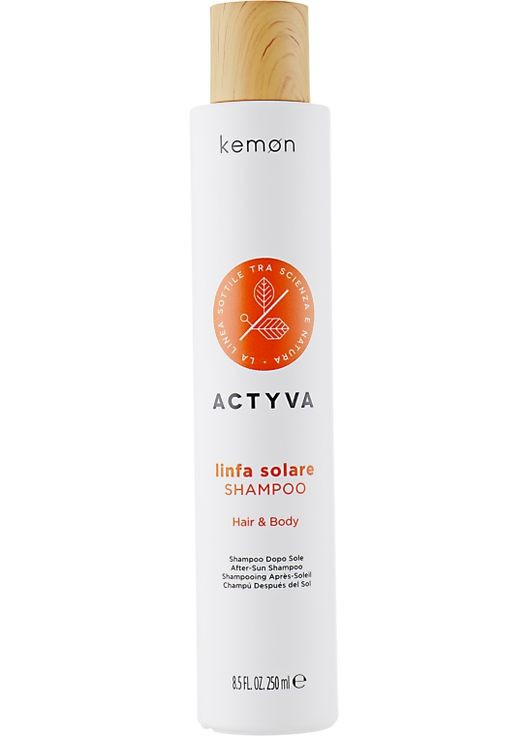 Шампунь после пребывания на солнце - Actyva Linfa Solare Shampoo 250ml (238315-27341650) Kemon (368635554)