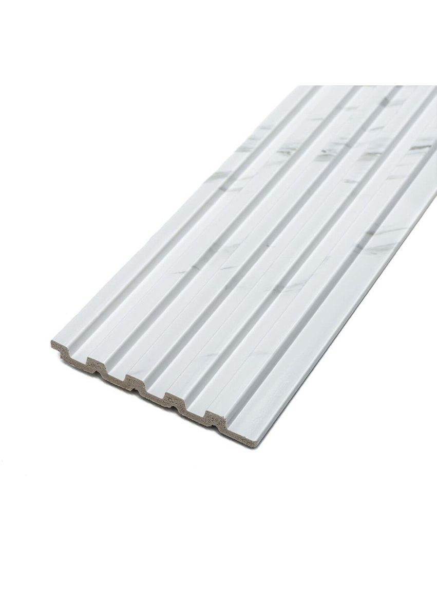 Рельс декоративный PS 2900х120х12мм Белый мрамор SW-00002134 Sticker Wall (353968339)