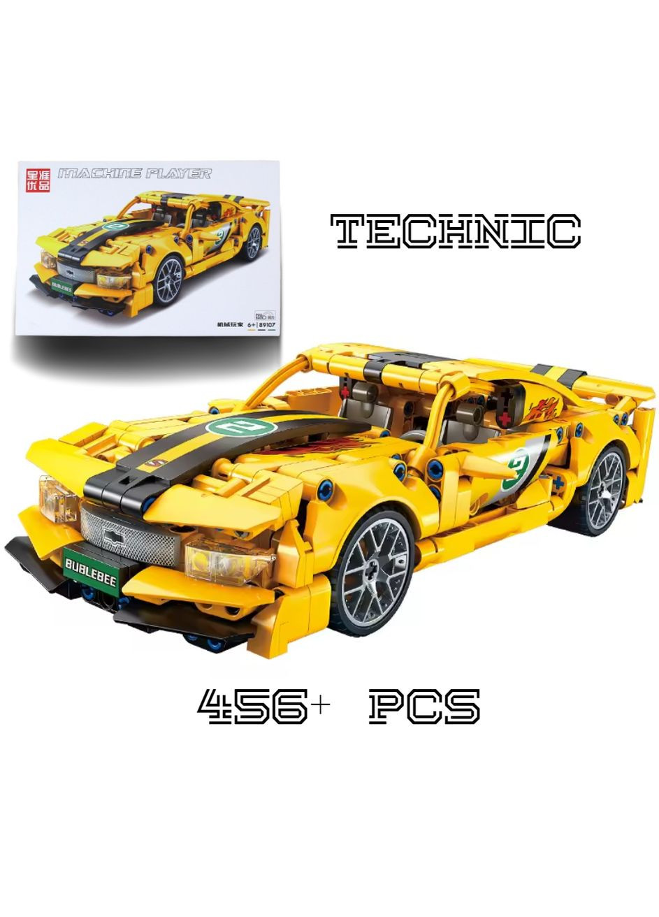 Конструктор Technic Машина Камаро БамблБи гоночная 456 деталей. В большой коробке. No Brand (296793035)