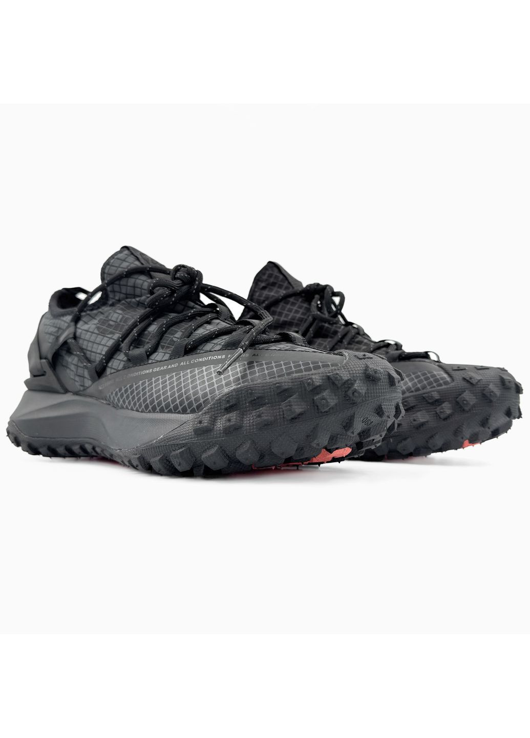 Черные демисезонные кроссовки мужские nike acg mountain fly low black найк асж маунс флай No Brand