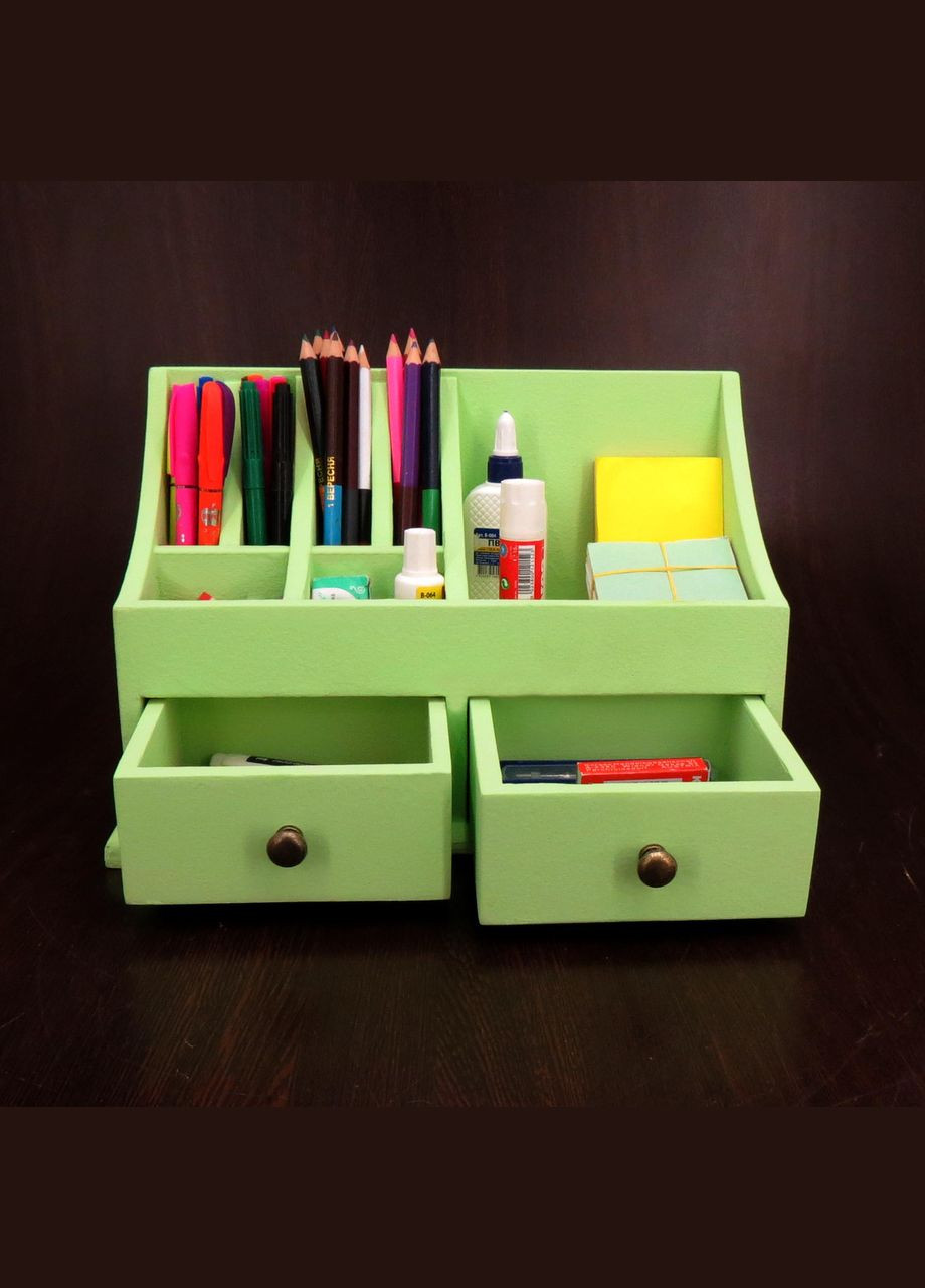 Органайзер настільний з дерева Ютіка мохіто (КНЦ-003153) No Brand (328225655)