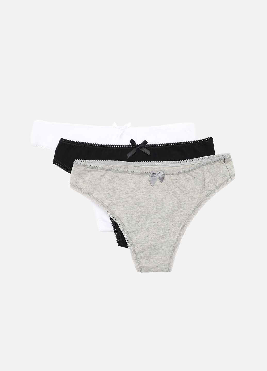 Набор трусов стринги женские цвет разноцветный ЦБ-00273105 Yuki (337467008)